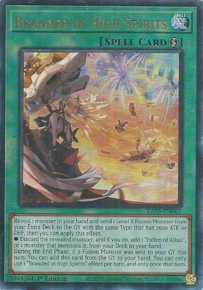 Branded in High Spirits - RA05-EN067 - Ultimate Rare - 1st Edition