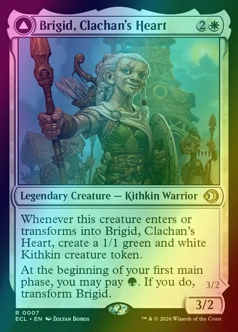 Brigid, Clachan's Heart // Brigid, Doun's Mind [7p] [Promo Pack] [Lorwyn Eclipsed: Promos] [Foil]