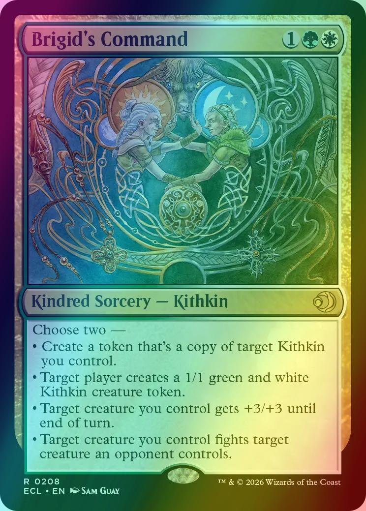 Brigid's Command [208] [Lorwyn Eclipsed] [Foil]