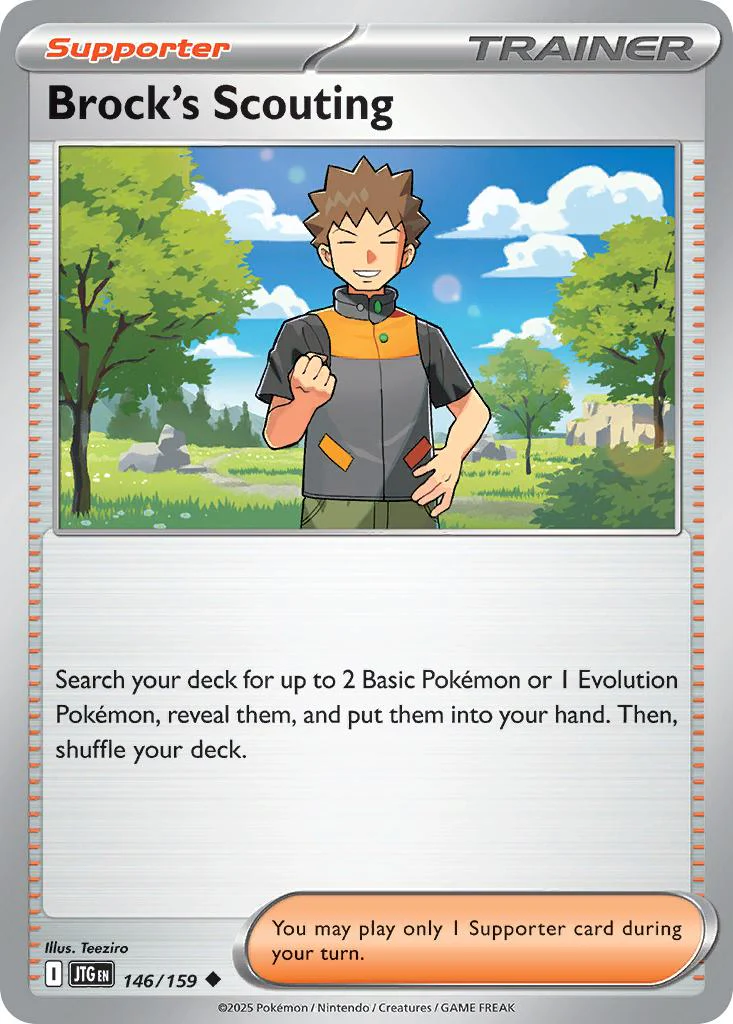 Brock's Scouting - 146/159 - Uncommon [sv09-146] [Non-Holo]