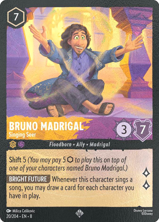 Bruno Madrigal - Singing Seer - 20/204 [Reign of Jafar] [Cold Foil]