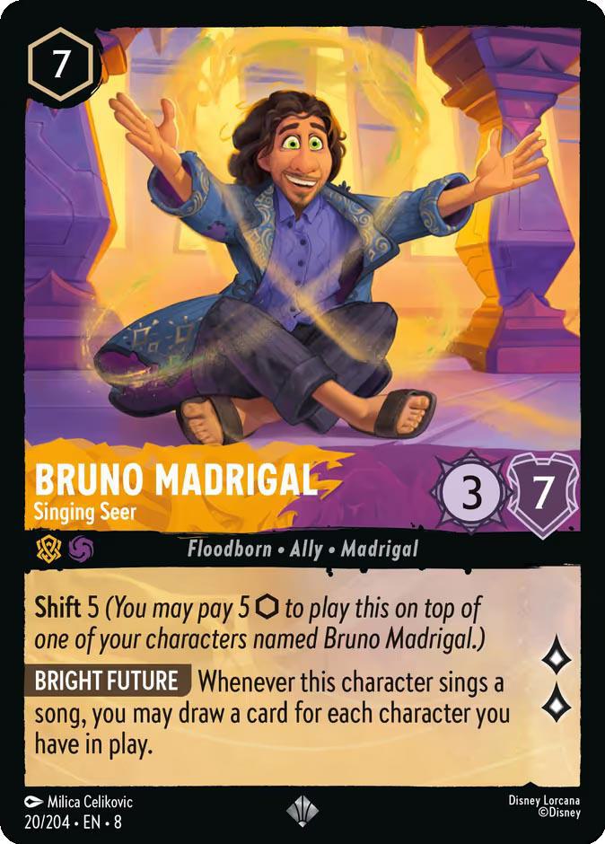 Bruno Madrigal - Singing Seer - 20/204 [Reign of Jafar] [Non-Foil]
