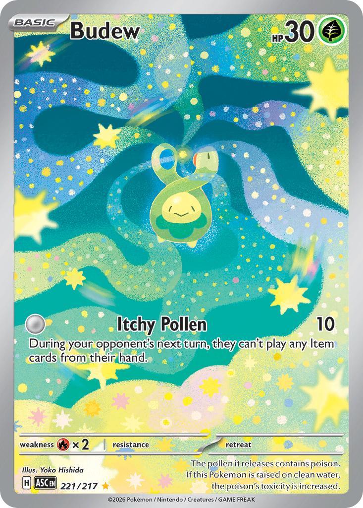 Budew - 221/217 - Illustration Rare [me025-221] [Ultra]