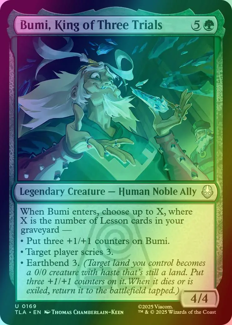 Bumi, King of Three Trials [169] [Avatar: The Last Airbender] [Foil]