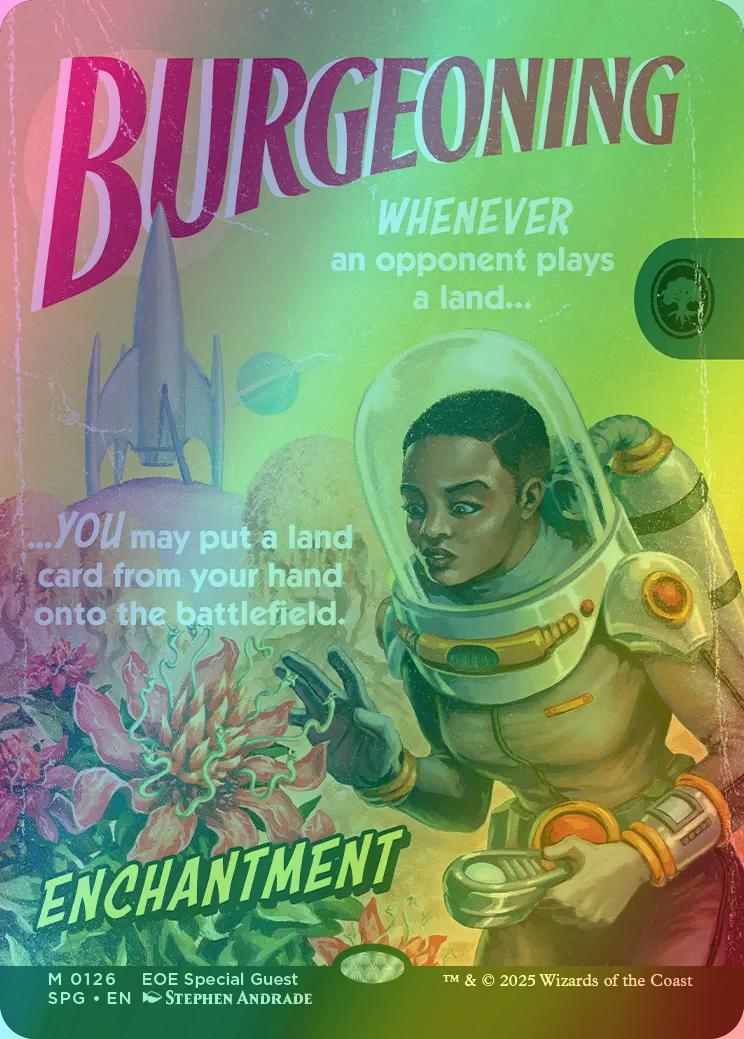 Burgeoning [126] [Borderless] [Special Guests] [Foil]