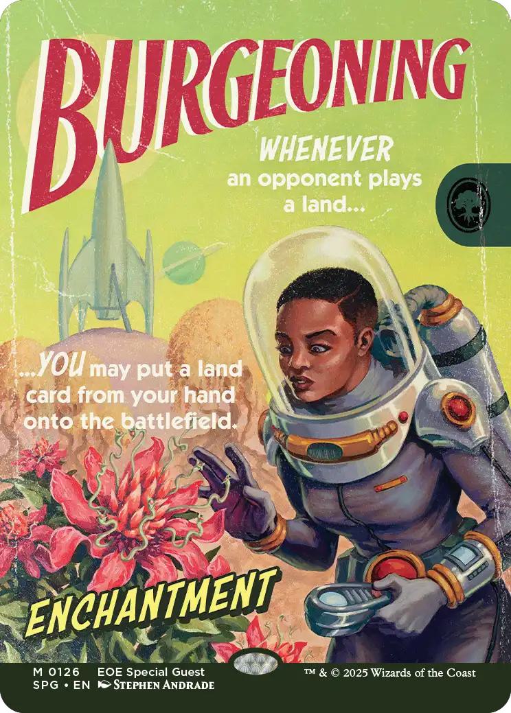 Burgeoning [126] [Borderless] [Special Guests] [Non-Foil]