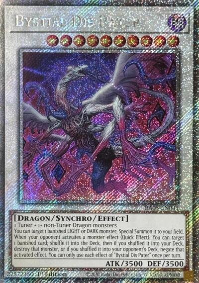 Bystial Dis Pater - RA05-EN041 - Platinum Secret Rare - 1st Edition