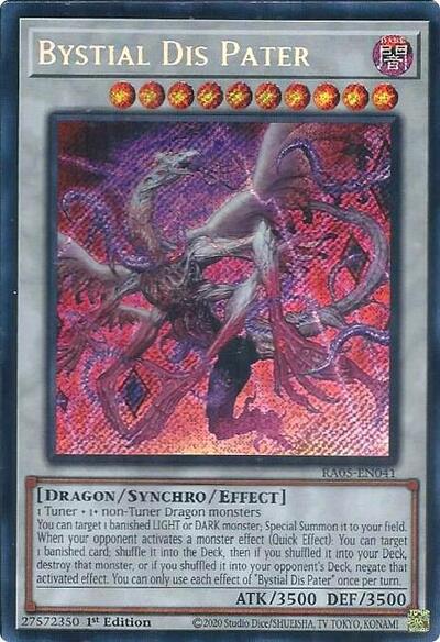 Bystial Dis Pater - RA05-EN041 - Secret Rare - 1st Edition