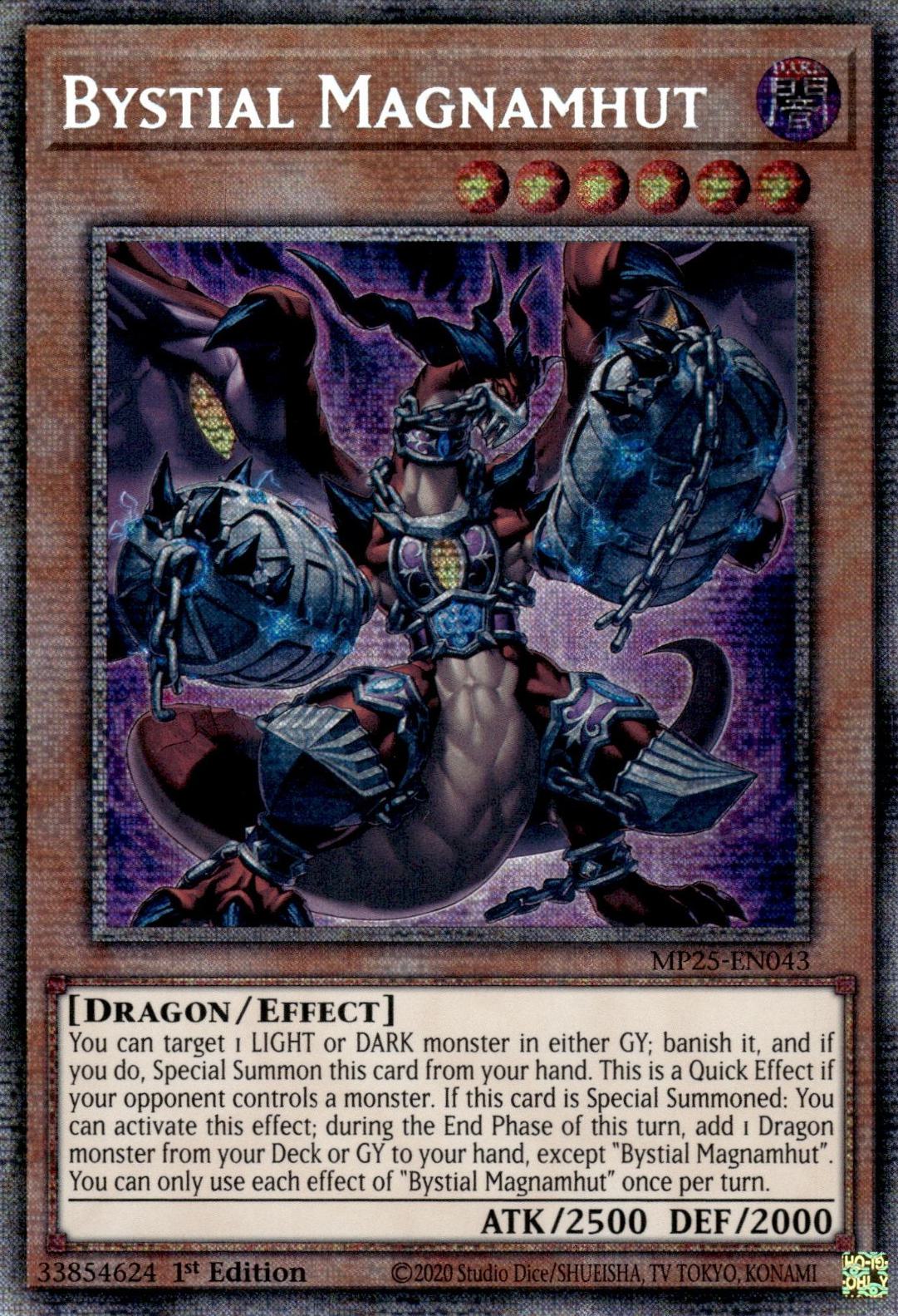 Bystial Magnamhut - MP25-EN043 - Starlight Rare - 1st Edition