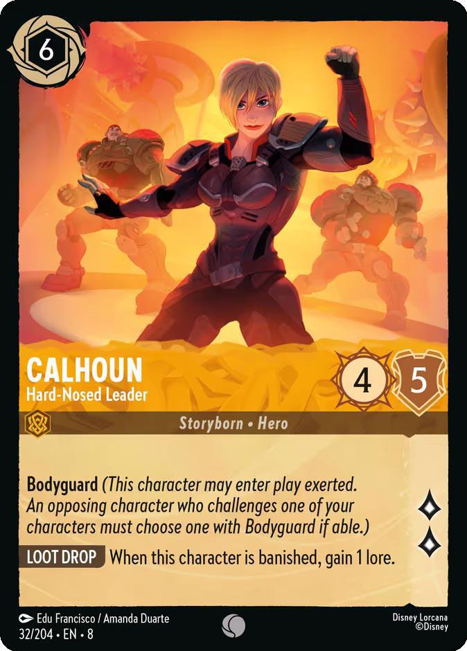Calhoun - Hard-Nosed Leader - 32/204 [Reign of Jafar] [Non-Foil]