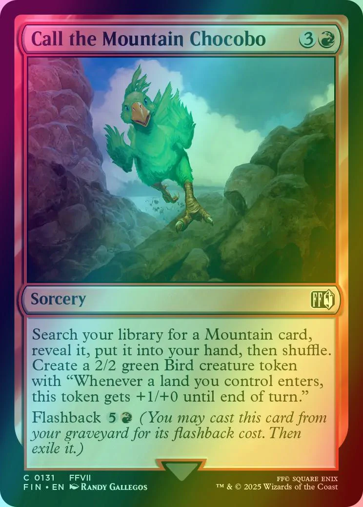Call the Mountain Chocobo [131] [FINAL FANTASY] [Foil]