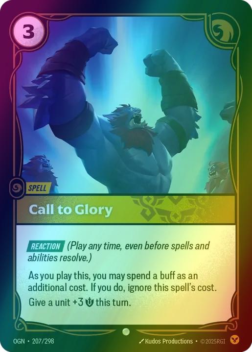 Call to Glory - 207/298 [Origins] [Foil]