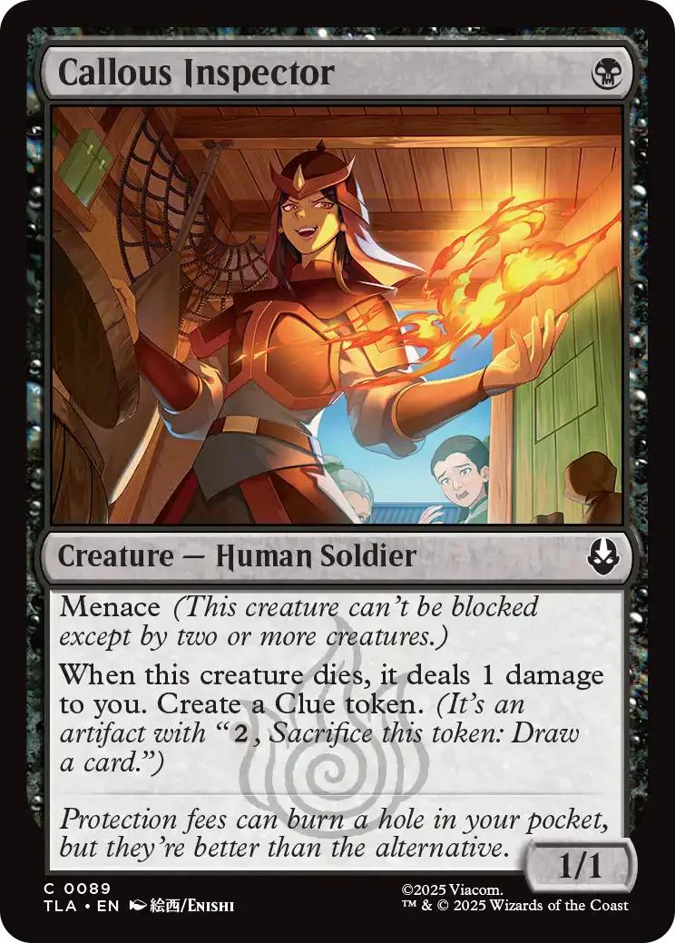 Callous Inspector [89] [Avatar: The Last Airbender] [Non-Foil]