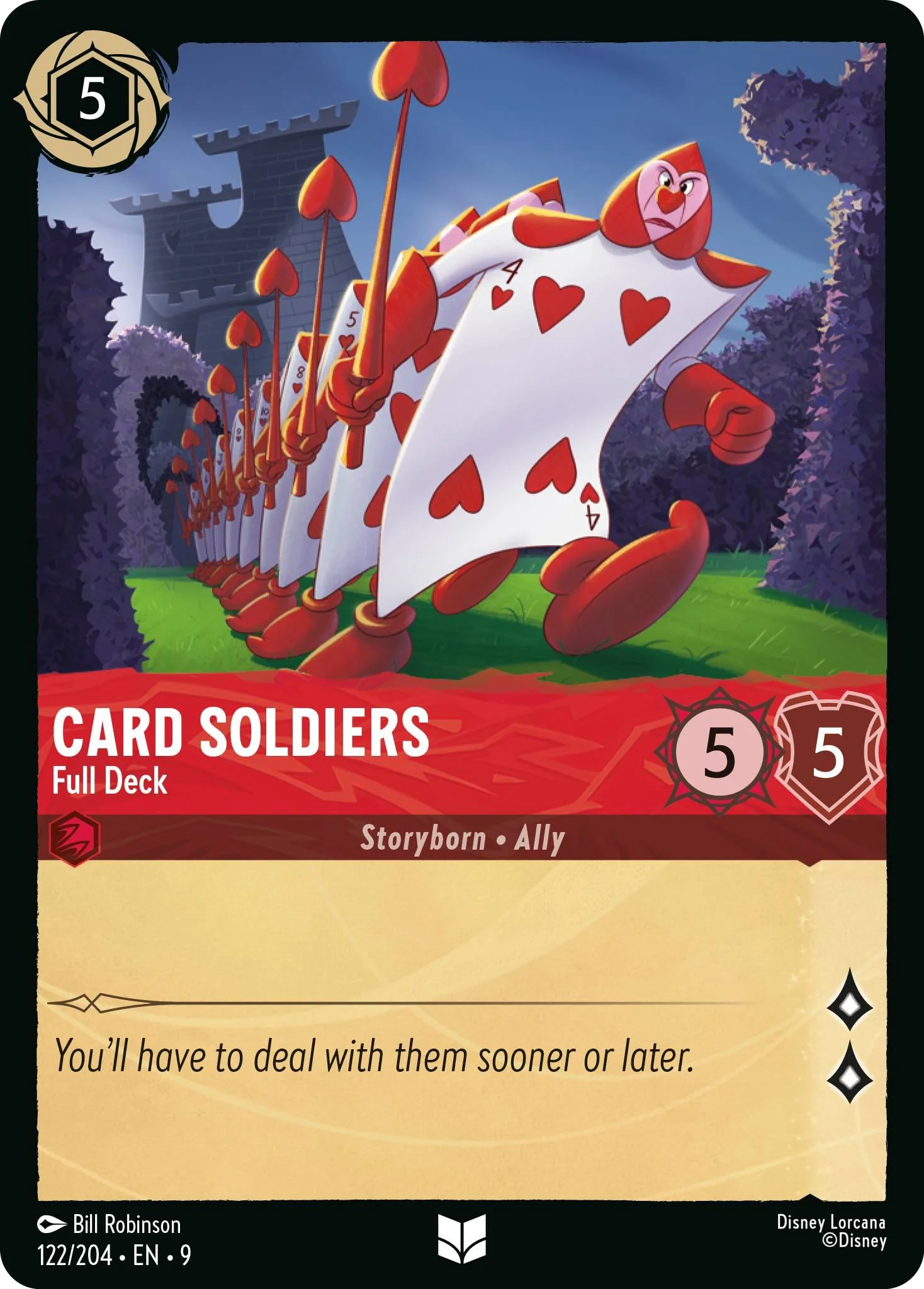 Card Soldiers - Full Deck - 122/204 [Fabled] [Non-Foil]