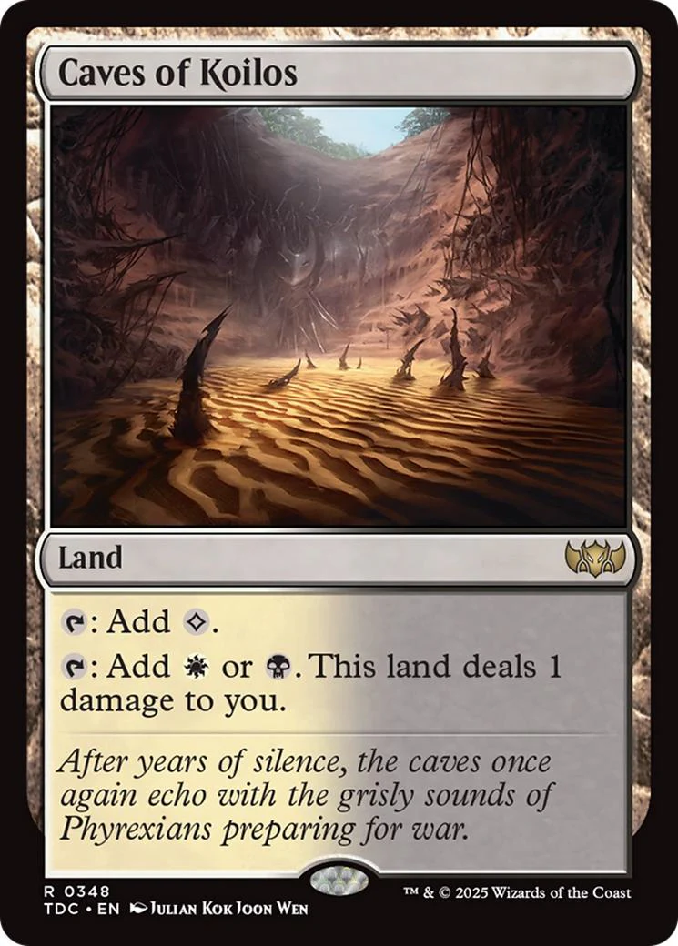 Caves of Koilos [348] [Tarkir: Dragonstorm: Commander] [Non-Foil]