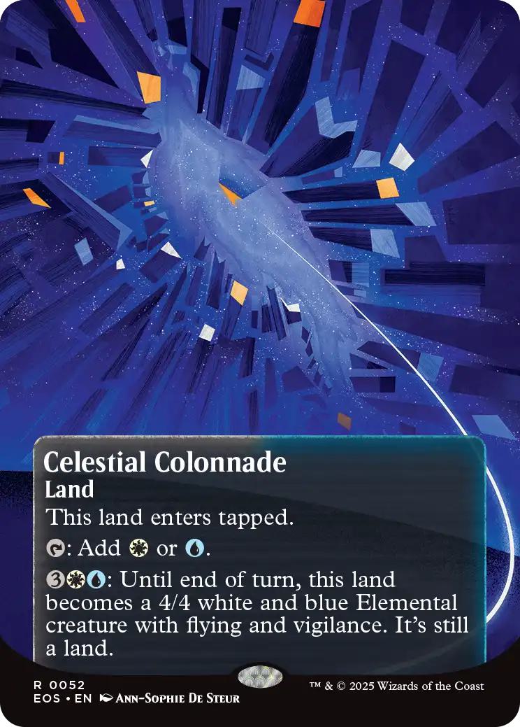 Celestial Colonnade [52] [Borderless] [Poster] [Edge of Eternities: Stellar Sights] [Non-Foil]