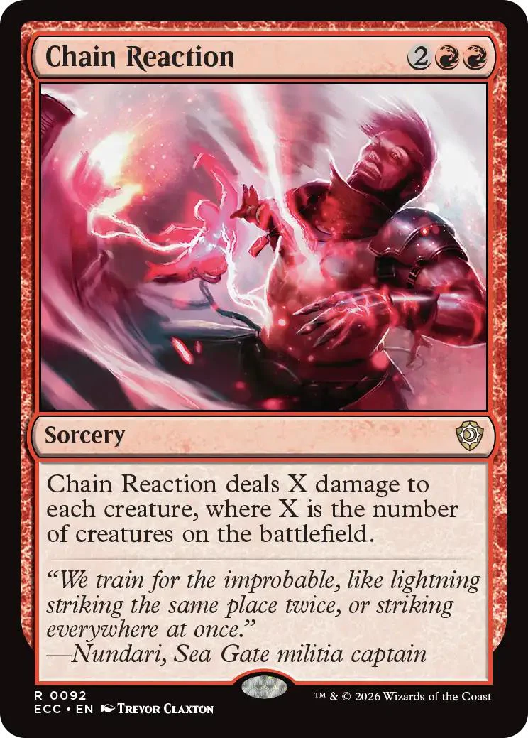 Chain Reaction [92] [Lorwyn Eclipsed: Commander] [Non-Foil]