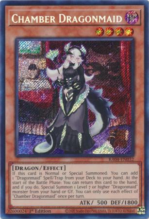 Chamber Dragonmaid - RA04-EN032 - Secret Rare - 1st Edition