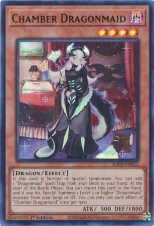 Chamber Dragonmaid - RA04-EN032 - Ultra Rare - 1st Edition