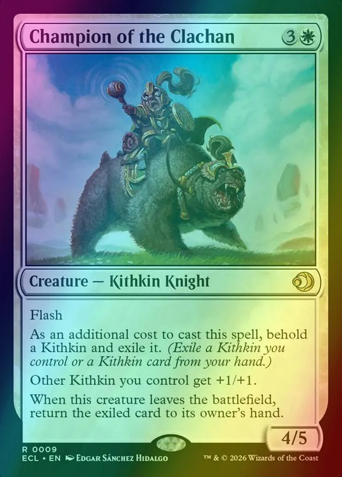 Champion of the Clachan [9] [Lorwyn Eclipsed] [Foil]