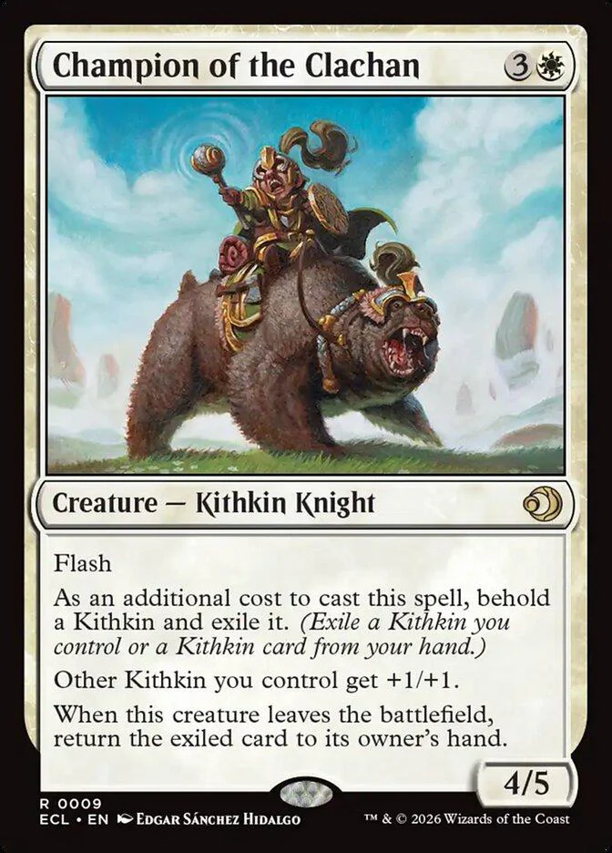 Champion of the Clachan [9] [Lorwyn Eclipsed] [Non-Foil]