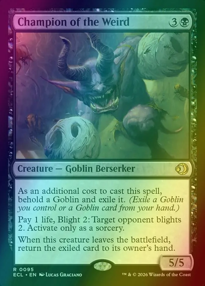 Champion of the Weird [95] [Lorwyn Eclipsed] [Foil]