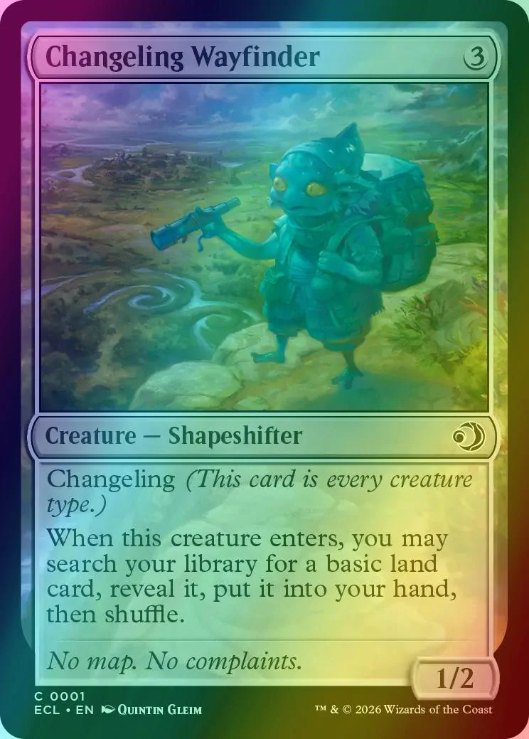 Changeling Wayfinder [1] [Lorwyn Eclipsed] [Foil]