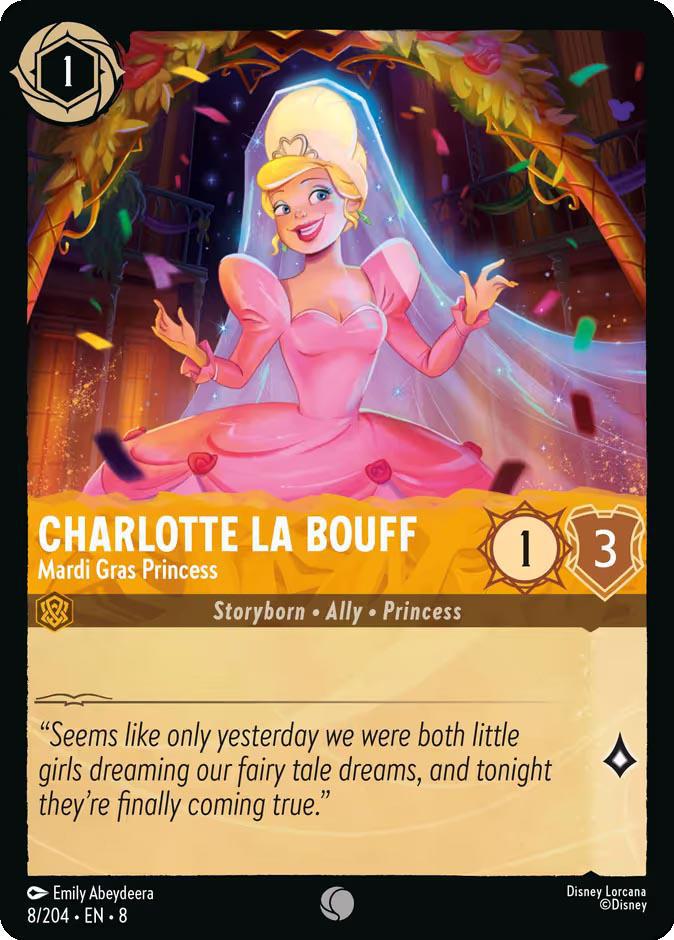 Charlotte La Bouff - Madri Gras Princess - 8/204 [Reign of Jafar] [Non-Foil]