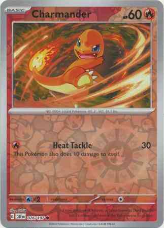 Charmander - 026/197 - Common [sv03-026] [Reverse Holo]