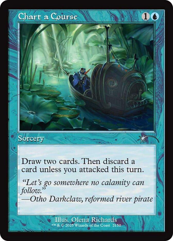 Chart a Course [2150] [Retro Frame] [Dandân Deck] [Secret Lair Drop] [Non-Foil]