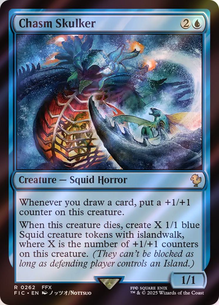 Chasm Skulker [262] [FINAL FANTASY: Commander] [Surge Foil]