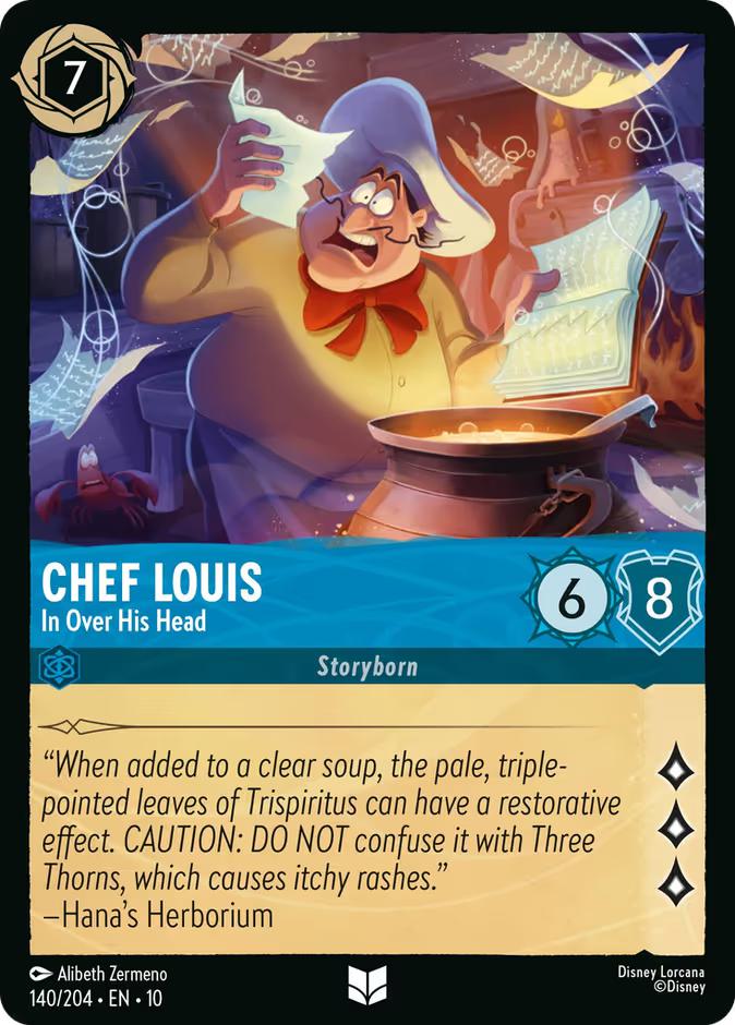 Chef Louis - In Over His Head - 140/204 [Whispers in the Well] [Non-Foil]