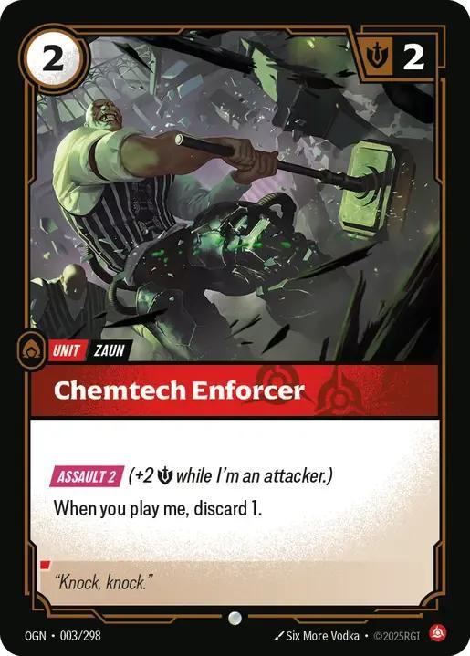 Chemtech Enforcer - 003/298 [Origins] [Non-Foil]