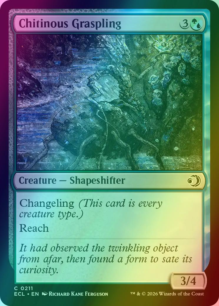 Chitinous Graspling [211] [Lorwyn Eclipsed] [Foil]