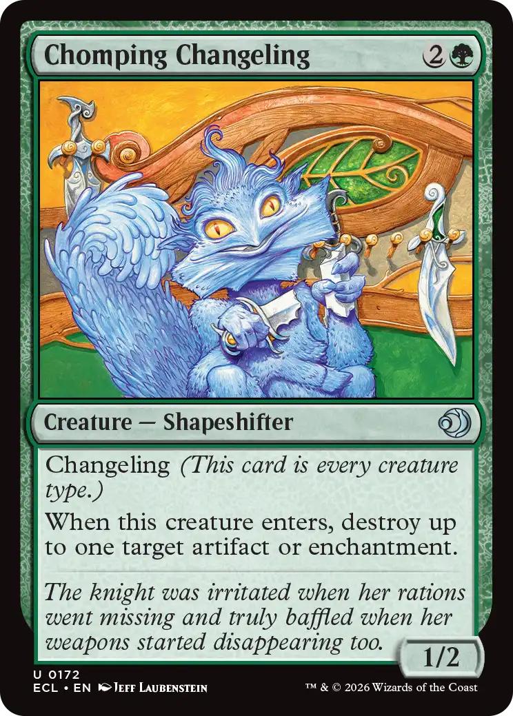 Chomping Changeling [172] [Lorwyn Eclipsed] [Non-Foil]