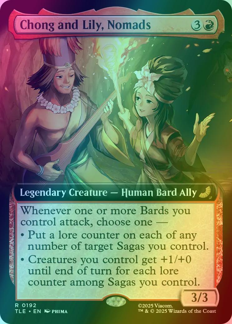 Chong and Lily, Nomads [192] [Extended Art] [Avatar: The Last Airbender Eternal] [Foil]
