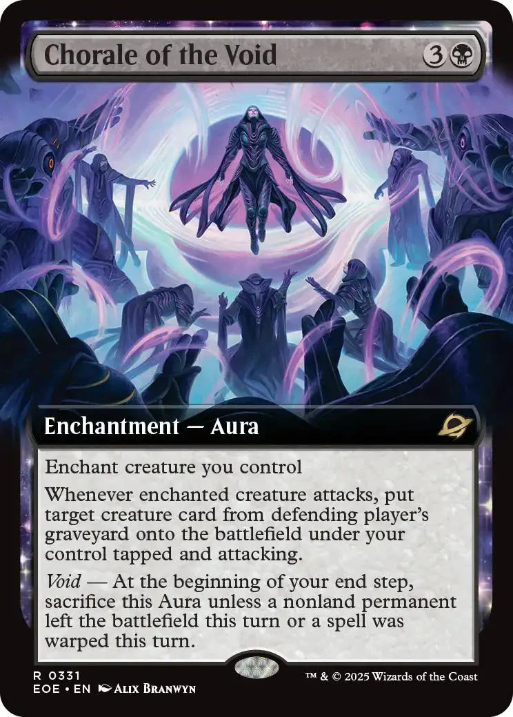 Chorale of the Void [331] [Extended Art] [Edge of Eternities] [Non-Foil]