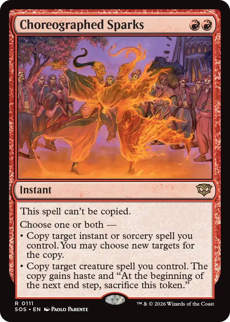 Choreographed Sparks [111] [Secrets of Strixhaven] [Non-Foil]