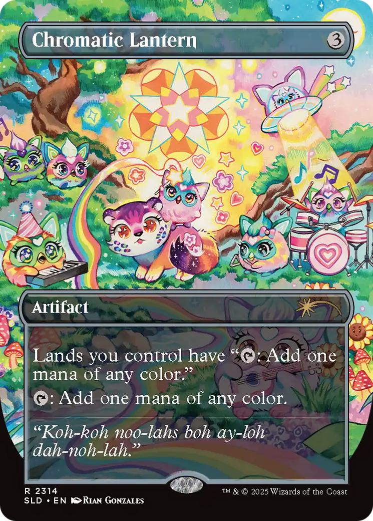 Chromatic Lantern [2314] [Borderless] [Furby: Doo-ay Noo-lah] [Secret Lair Drop] [Non-Foil]