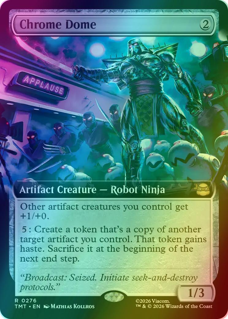 Chrome Dome [276] [Extended Art] [Teenage Mutant Ninja Turtles] [Foil]