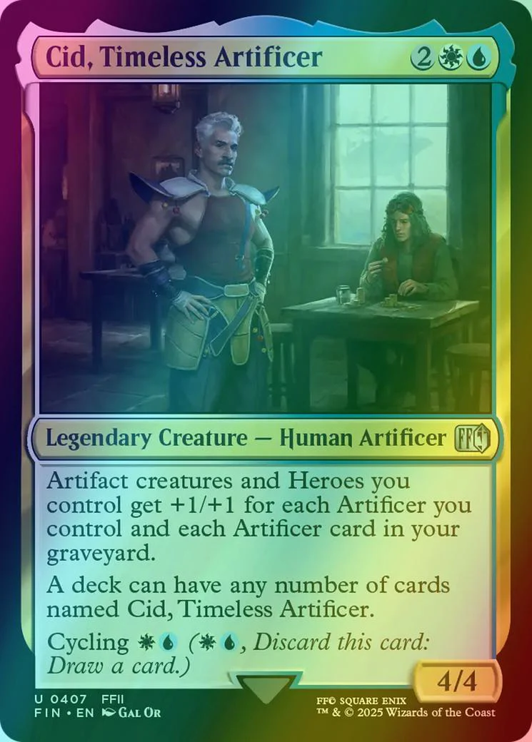 Cid, Timeless Artificer [407] [FFII] [FINAL FANTASY] [Foil]