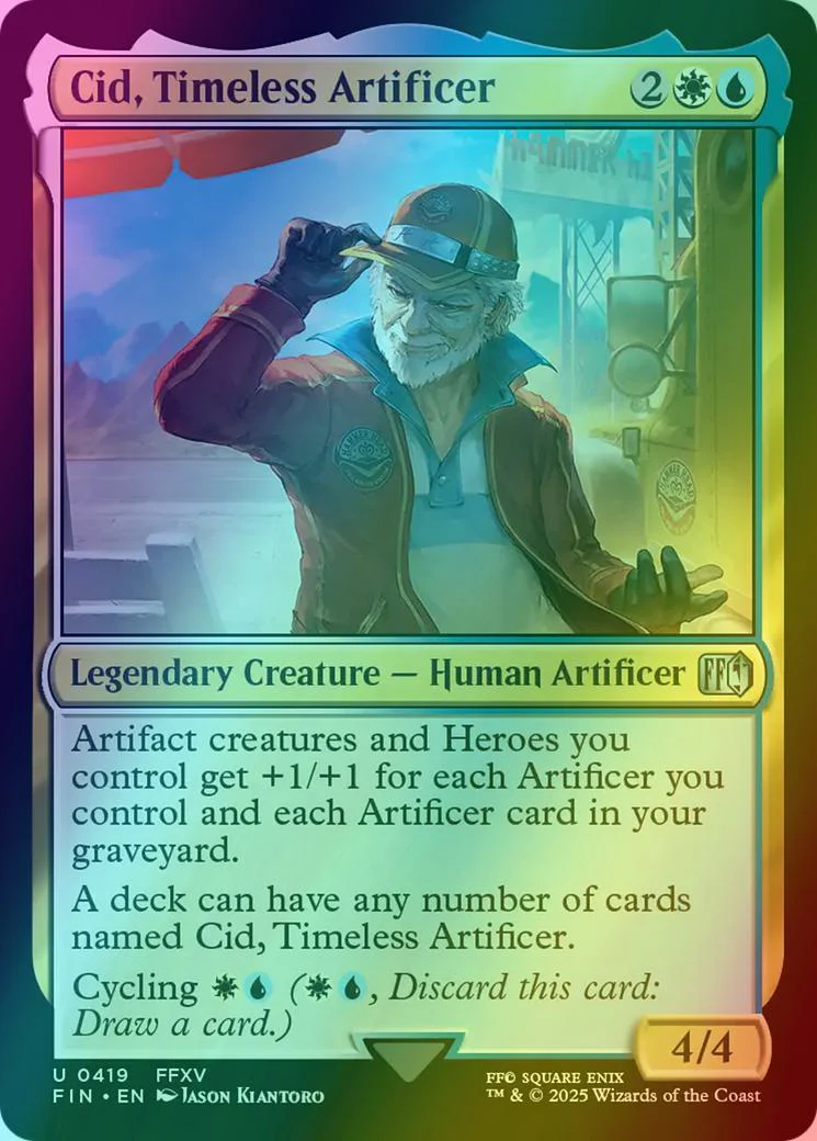 Cid, Timeless Artificer [419] [FFXV] [FINAL FANTASY] [Foil]