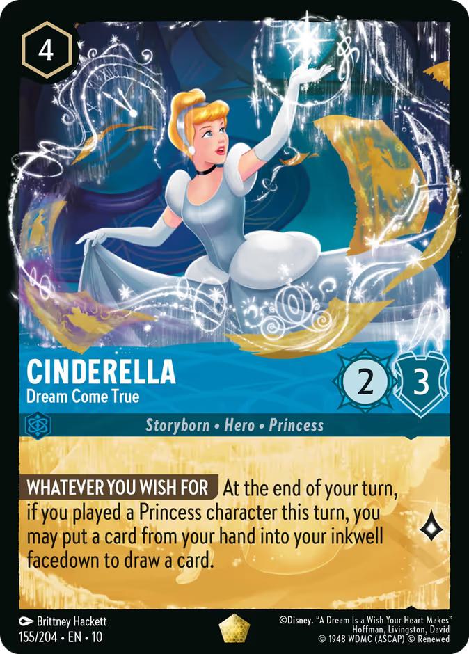 Cinderella - Dream Come True - 155/204 [Whispers in the Well] [Non-Foil]