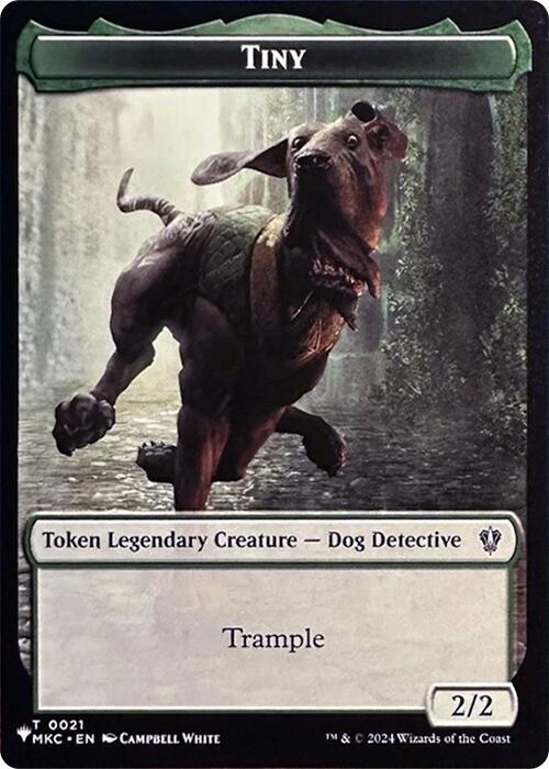 City's Blessing Token (17) // Tiny Token (21) [LCC/MKC Set Symbol] [The List: Tokens] [Non-Foil] - Image 2