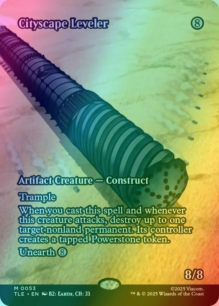 Cityscape Leveler [53] [Borderless] [Source Material] [Avatar: The Last Airbender Eternal] [Foil]