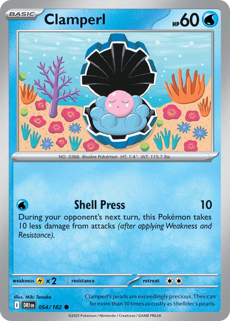 Clamperl - 054/182 - Common [sv10-054] [Non-Holo]