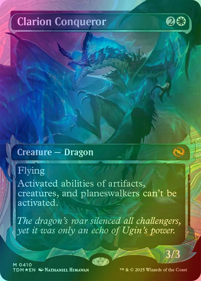 Clarion Conqueror [410] [Ghostfire Showcase] [Tarkir: Dragonstorm] [Halo Foil]