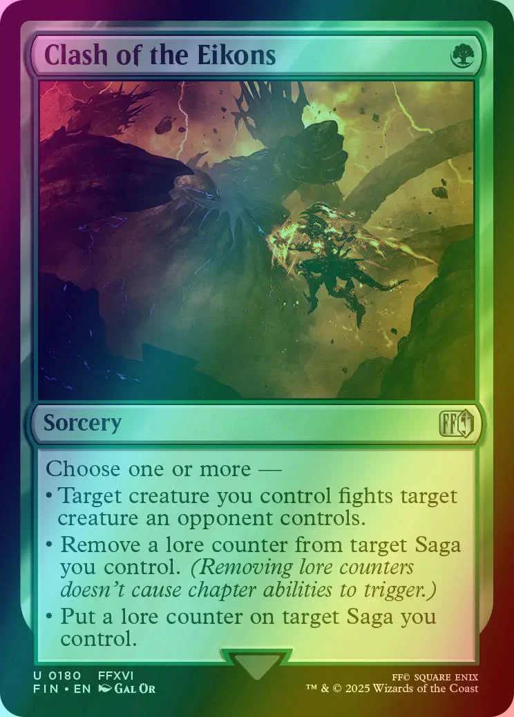 Clash of the Eikons [180] [FINAL FANTASY] [Foil]