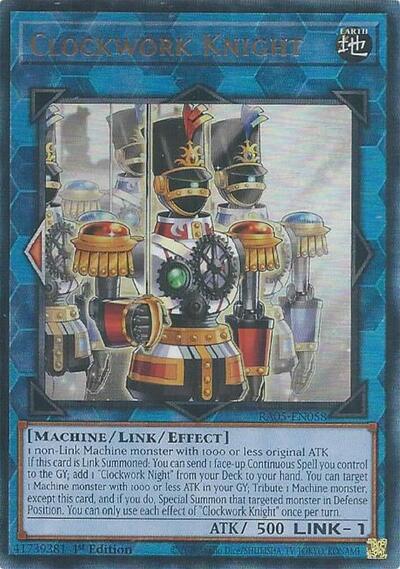 Clockwork Knight - RA05-EN058 - Ultimate Rare - 1st Edition