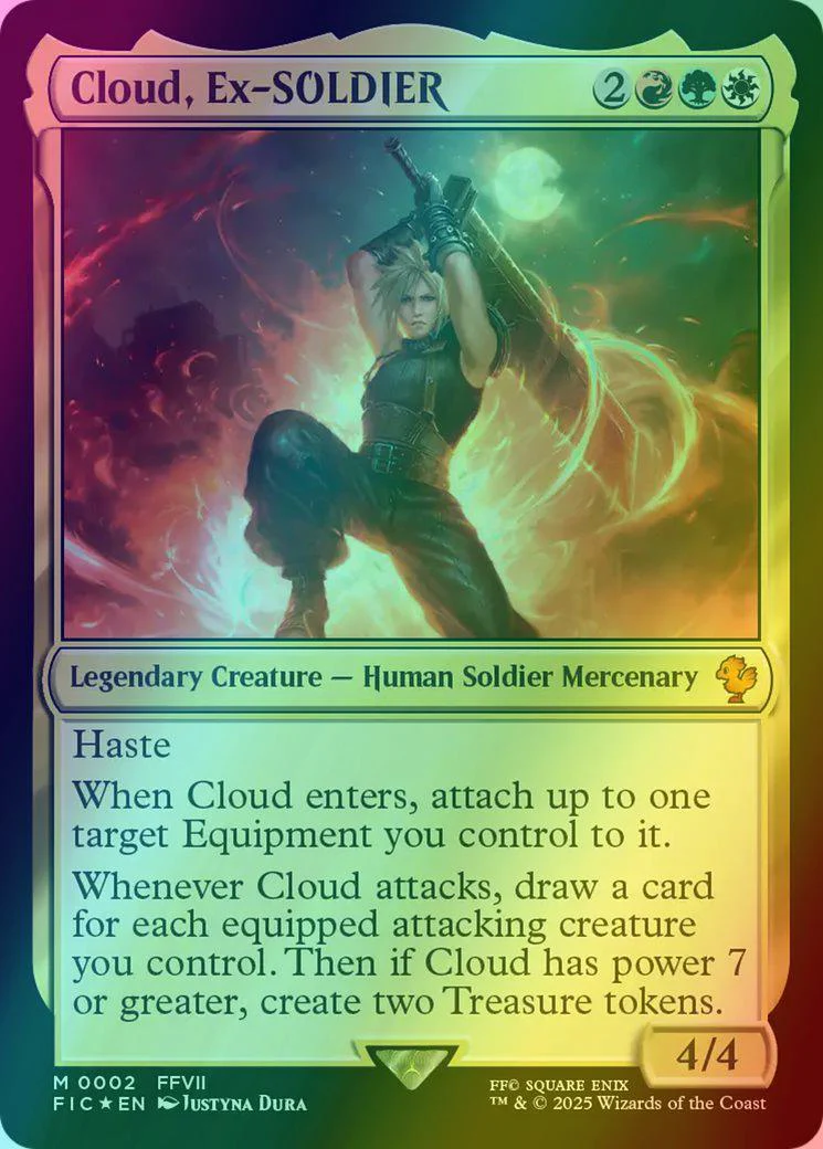Cloud, Ex-SOLDIER [2] [FINAL FANTASY: Commander] [Foil]